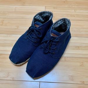 Mens TOMS Mid Top lace-up  Shoes sz 12